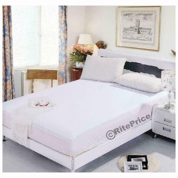 Vinyl Mattress Protector-Waterproof & Dust Mite Proof Durable Cover- Full Size - Picture 10 of 11